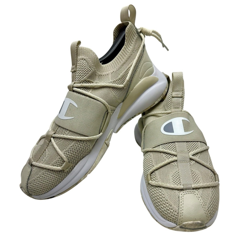 Champion women XG Reveal Shoes Size 11 Natural/Beige Athletic‎ Running Slip on